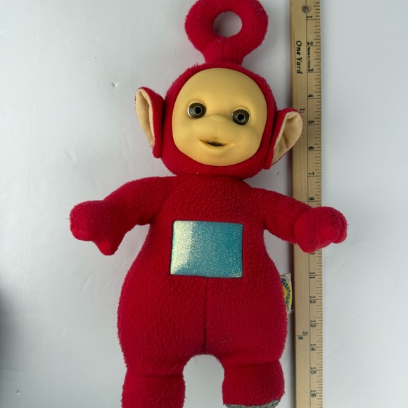 1998 Vintage Teletubbies Hasbro Playskool Talking Plush Po Tested. - Picture 2 of 6